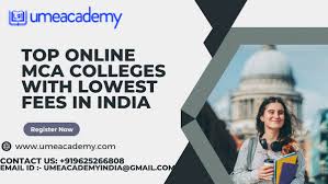Top Online Mca Colleges With Lowest Fees In India